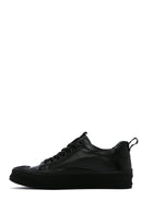 Men's Black Leather Sneaker | Derimod Men's Black Leather Sneaker | Derimod