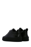 Men's Black Leather Sneaker | Derimod Men's Black Leather Sneaker | Derimod