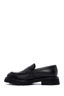 Men's Black Leather Casual Loafer | Derimod Men's Black Leather Casual Loafer | Derimod