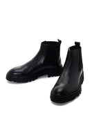 Men's Black Leather Chelsea Boots | Derimod Men's Black Leather Chelsea Boots | Derimod