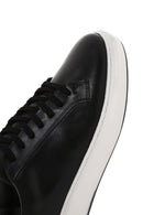 Erkek Siyah Deri Kalın Tabanlı Sneaker | Derimod Erkek Siyah Deri Kalın Tabanlı Sneaker | Derimod