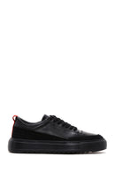 Erkek Siyah Deri Sneaker | Derimod Erkek Siyah Deri Sneaker | Derimod