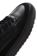 Erkek Siyah Deri Sneaker | Derimod Erkek Siyah Deri Sneaker | Derimod