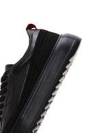 Erkek Siyah Deri Sneaker | Derimod Erkek Siyah Deri Sneaker | Derimod