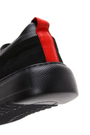 Erkek Siyah Deri Sneaker | Derimod Erkek Siyah Deri Sneaker | Derimod