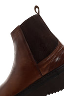 Men's Mink Thick Soled Leather Chelsea Boots | Derimod Men's Mink Thick Soled Leather Chelsea Boots | Derimod