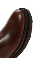 Men's Mink Thick Soled Leather Chelsea Boots | Derimod Men's Mink Thick Soled Leather Chelsea Boots | Derimod