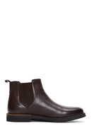 Men's Brown Leather Chelsea Boots | Derimod Men's Brown Leather Chelsea Boots | Derimod