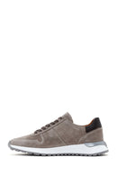 Erkek Vizon Deri Casual Sneaker | Derimod Erkek Vizon Deri Casual Sneaker | Derimod