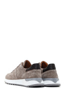 Erkek Vizon Deri Casual Sneaker | Derimod Erkek Vizon Deri Casual Sneaker | Derimod