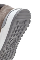 Erkek Vizon Deri Casual Sneaker | Derimod Erkek Vizon Deri Casual Sneaker | Derimod