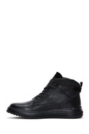 Men's Black Leather Casual Boots | Derimod Men's Black Leather Casual Boots | Derimod