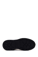 Men's Black Suede Detailed Casual Leather Boots | Derimod Men's Black Suede Detailed Casual Leather Boots | Derimod