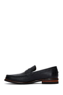 Men's Black Leather Casual Loafer | Derimod Men's Black Leather Casual Loafer | Derimod