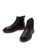 Men's Black Leather Casual Chelsea Boots | Derimod Men's Black Leather Casual Chelsea Boots | Derimod