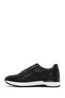 Men's Black Leather Sneaker | Derimod Men's Black Leather Sneaker | Derimod