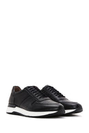 Men's Black Leather Sneaker | Derimod Men's Black Leather Sneaker | Derimod