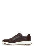 Erkek Kahverengi Deri Sneaker | Derimod Erkek Kahverengi Deri Sneaker | Derimod