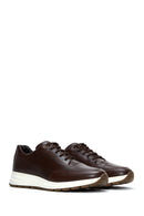 Erkek Kahverengi Deri Sneaker | Derimod Erkek Kahverengi Deri Sneaker | Derimod