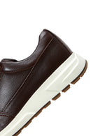 Erkek Kahverengi Deri Sneaker | Derimod Erkek Kahverengi Deri Sneaker | Derimod