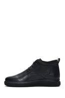 Men's Black Leather Casual Boots | Derimod Men's Black Leather Casual Boots | Derimod