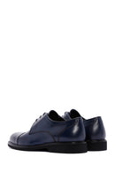 Men's Navy Blue Leather Casual Shoes | Derimod Men's Navy Blue Leather Casual Shoes | Derimod