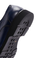 Men's Navy Blue Leather Casual Shoes | Derimod Men's Navy Blue Leather Casual Shoes | Derimod