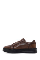 Erkek Kahverengi Deri Sneaker | Derimod Erkek Kahverengi Deri Sneaker | Derimod
