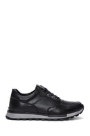 Men's Black Leather Sneaker | Derimod Men's Black Leather Sneaker | Derimod