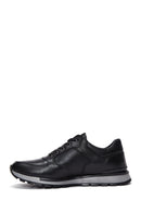 Men's Black Leather Sneaker | Derimod Men's Black Leather Sneaker | Derimod