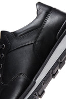 Men's Black Leather Sneaker | Derimod Men's Black Leather Sneaker | Derimod