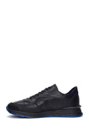 Men's Black Leather Sneaker | Derimod Men's Black Leather Sneaker | Derimod