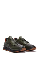 Erkek Yeşil Deri Sneaker | Derimod Erkek Yeşil Deri Sneaker | Derimod