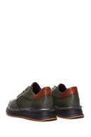 Erkek Yeşil Deri Sneaker | Derimod Erkek Yeşil Deri Sneaker | Derimod