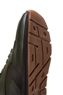 Erkek Yeşil Deri Sneaker | Derimod Erkek Yeşil Deri Sneaker | Derimod