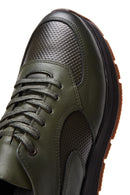 Erkek Yeşil Deri Sneaker | Derimod Erkek Yeşil Deri Sneaker | Derimod