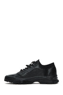 Men's Black Leather Casual Sneaker | Derimod Men's Black Leather Casual Sneaker | Derimod