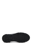 Men's Black Leather Casual Sneaker | Derimod Men's Black Leather Casual Sneaker | Derimod