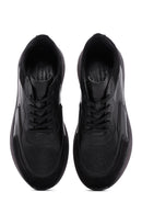 Men's Black Leather Sneaker | Derimod Men's Black Leather Sneaker | Derimod
