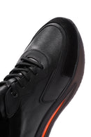 Men's Black Leather Sneaker | Derimod Men's Black Leather Sneaker | Derimod