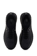 Erkek Siyah Deri Casual Sneaker | Derimod Erkek Siyah Deri Casual Sneaker | Derimod