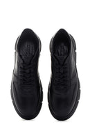 Men's Black Leather Sneaker | Derimod Men's Black Leather Sneaker | Derimod
