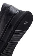 Men's Black Leather Sneaker | Derimod Men's Black Leather Sneaker | Derimod