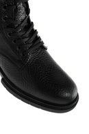 Men's Black Leather Zippered Casual Boots | Derimod Men's Black Leather Zippered Casual Boots | Derimod