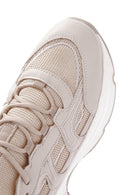 Kadın Bej Kalın Tabanlı Sneaker | Derimod Kadın Bej Kalın Tabanlı Sneaker | Derimod
