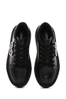 Women's Black Stone Sneaker | Derimod Women's Black Stone Sneaker | Derimod