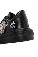Women's Black Stone Sneaker | Derimod Women's Black Stone Sneaker | Derimod