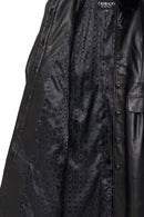 Mirella Women's Black Fur Leather Coat | Derimod Mirella Women's Black Fur Leather Coat | Derimod