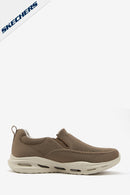 Skechers Men's Beige Arch Fit Orvan - Gyoda Sneaker | Derimod Skechers Men's Beige Arch Fit Orvan - Gyoda Sneaker | Derimod