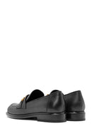 Women's Black Buckle Detailed Leather Masculine Loafer | Derimod Women's Black Buckle Detailed Leather Masculine Loafer | Derimod